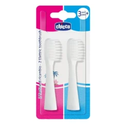 Chicco Testine per Spazzolino Elettrico, 2 Pezzi