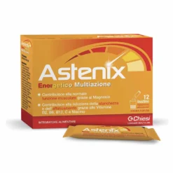 Chiesi Astenix - Integratore energetico contro la stanchezza e l'affaticamento, 12 bustine