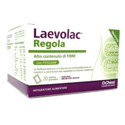 Chiesi Farmaceutici Laevolac Regola - Integratore alimentare per il transito intestinale, 20 buste