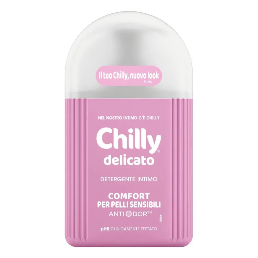 Chilly Delicato - Detergente Intimo Comfort con Formula Antiodor, 300ml