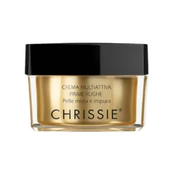 Chrissie Cosmetics Crema multiattiva prime rughe - Crema antietà per la pelle mista e impura, 50 ml