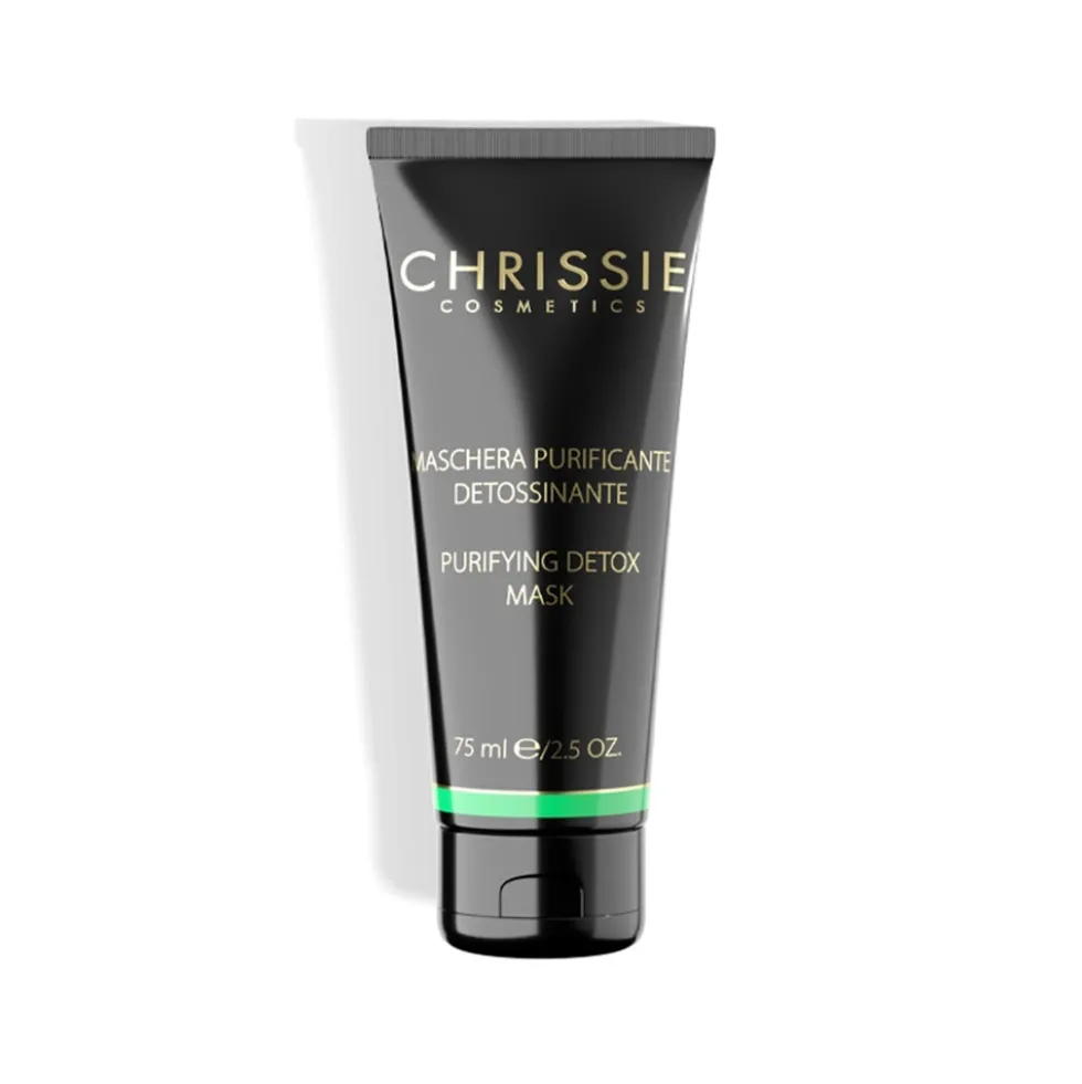 Chrissie Cosmetics Maschera Purificante Detossinante - Maschera viso per pelli impure, 75 ml