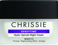 Chrissie Densytime Hyalu-Spicule Night Cream Crema notte ad azione ristrutturante e rimpolpante, 50 ml