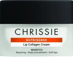 Chrissie Nutrisense Lip Collagen Crema per le labbra ad azione nutriente e rimpolpante, 20 ml