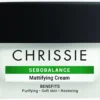 Chrissie Sebobalance Mattifying Cream Crema viso opacizzante per la pelle mista e impura, 50 ml