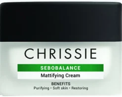 Chrissie Sebobalance Mattifying Cream Crema viso opacizzante per la pelle mista e impura, 50 ml