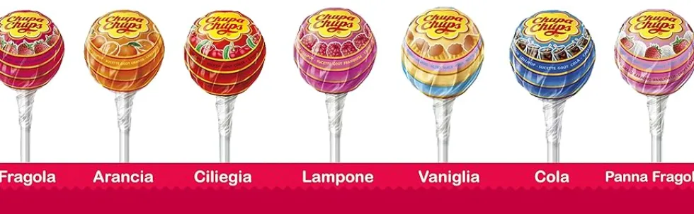 Chupa Chups Lecca Lecca - Caramella ai gusti assortiti per una dolce pausa, 1 pezzo da 12 g