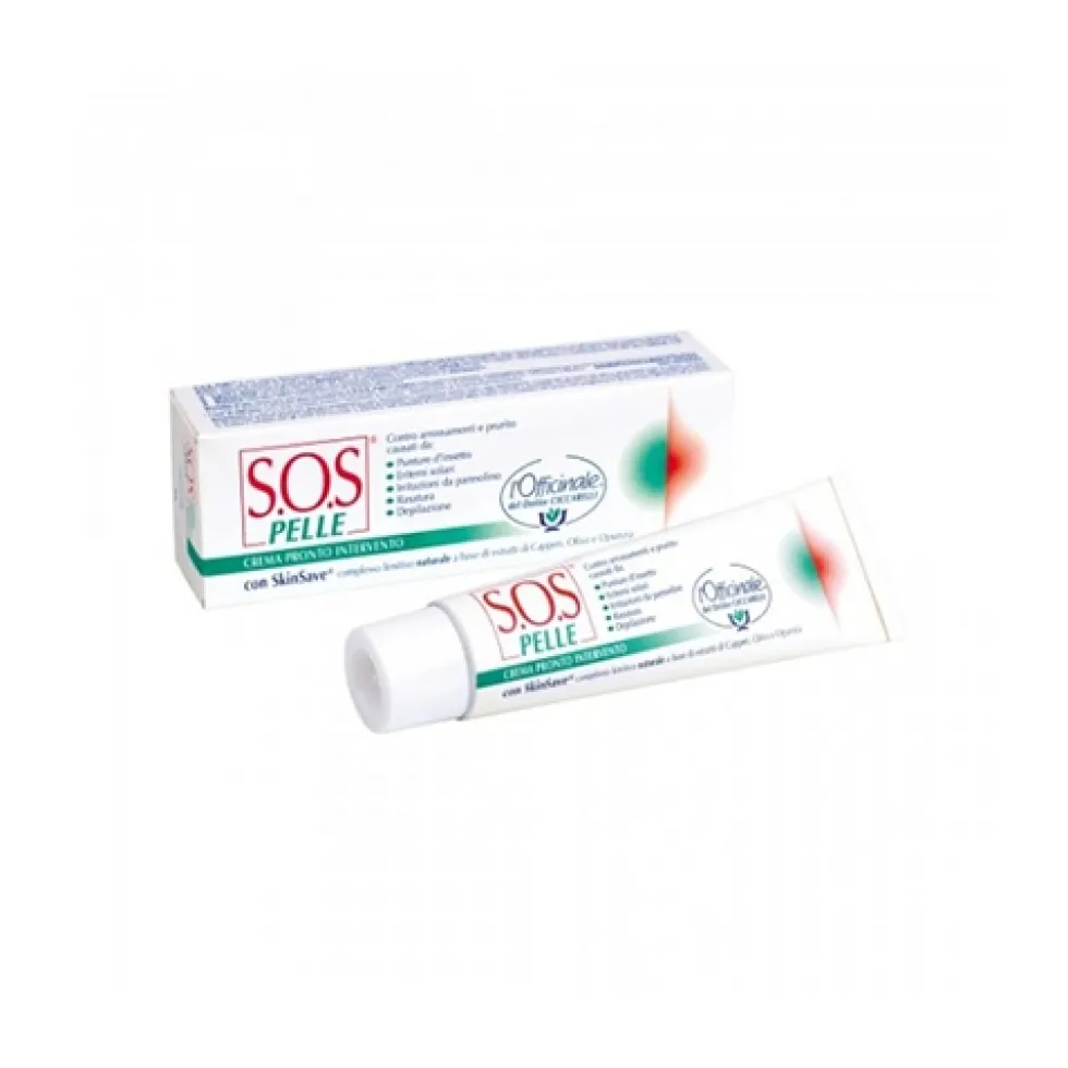 Ciccarelli Sos Pelle - Crema lenitiva multifunzione per irritazioni, prurito e rossori, 25 ml