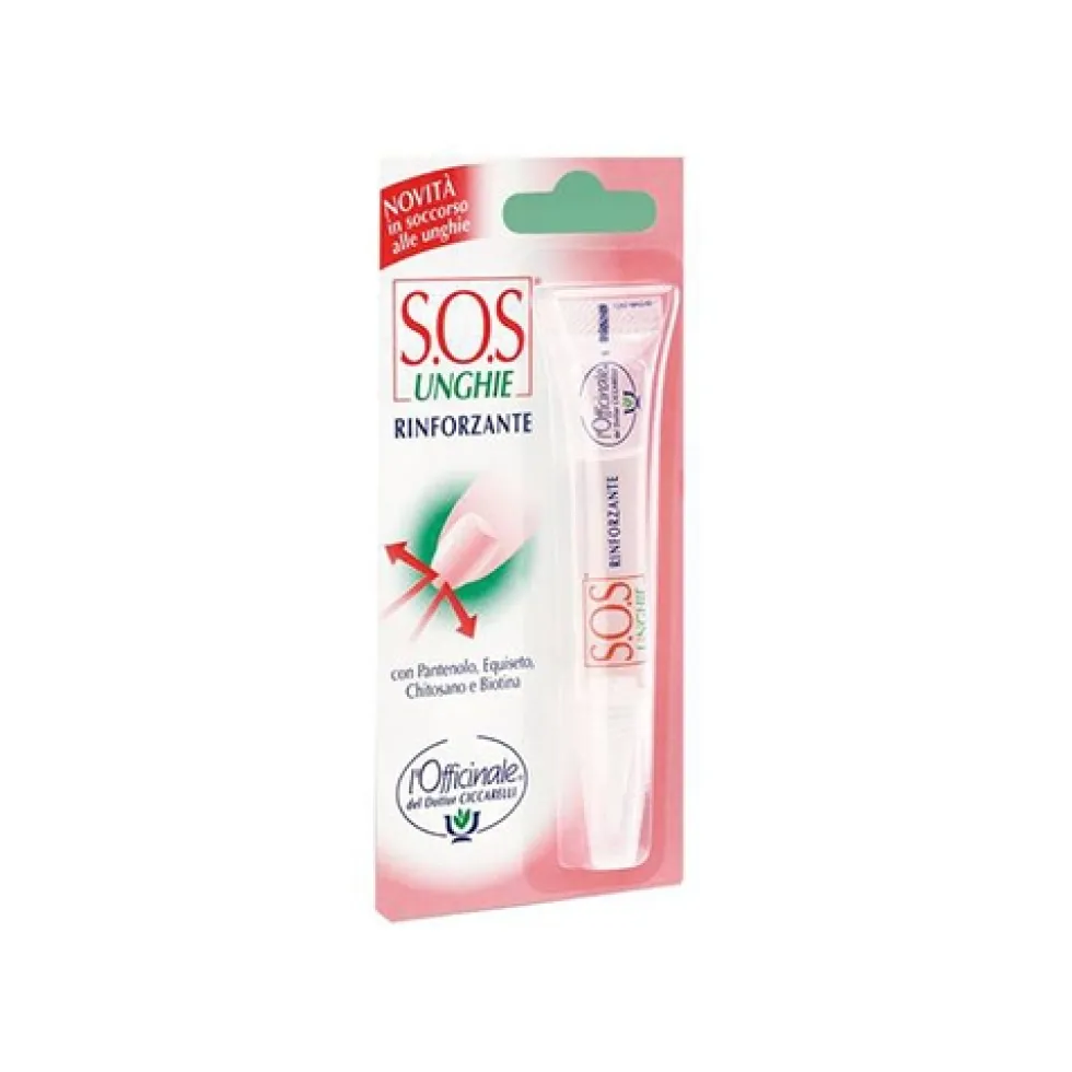 Ciccarelli Sos Unghie - Gel rinforzante e protettivo per unghie fragili, 10 ml