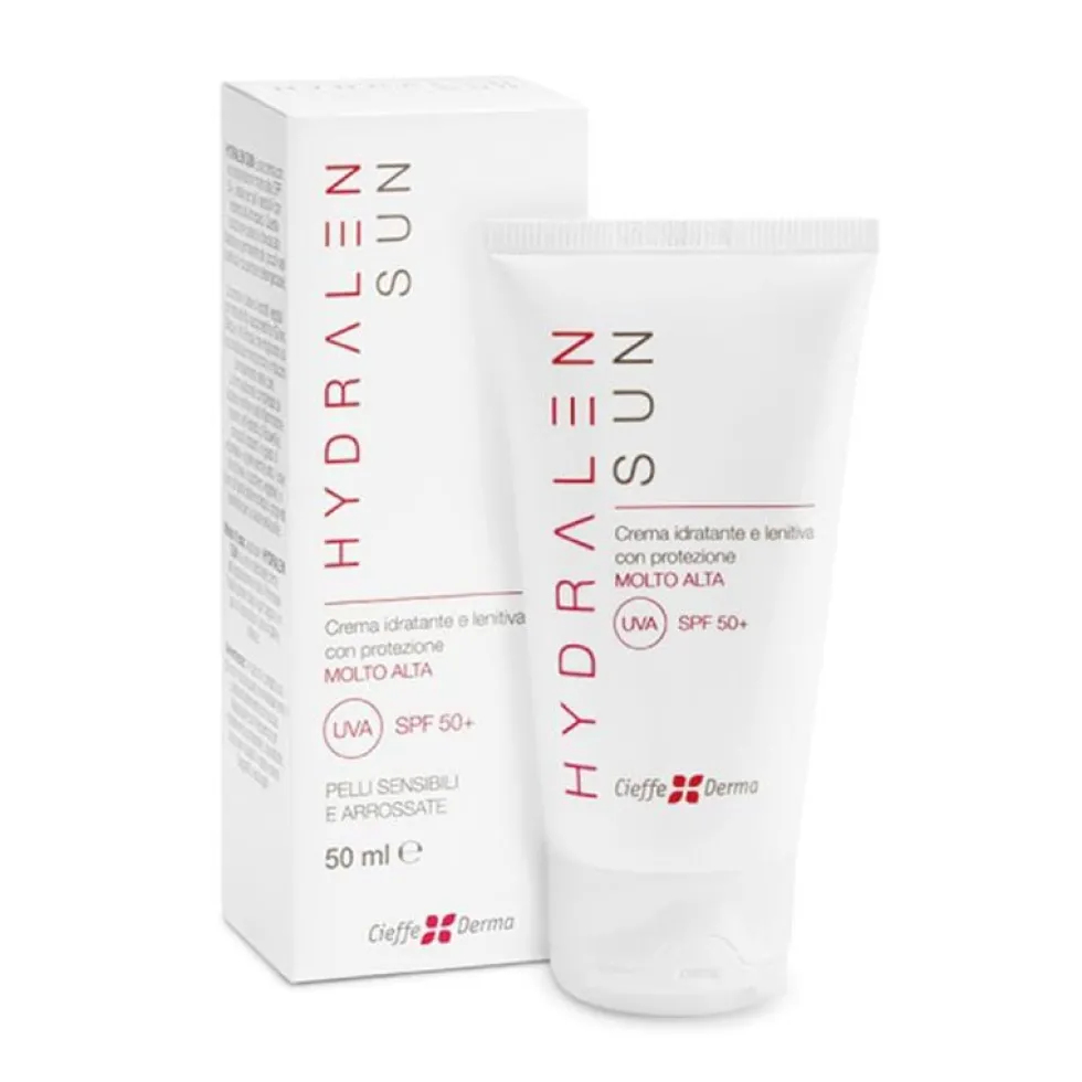 Cieffe Derma Hydralen Sun SPF50+ Crema Solare Viso Per Pelli Sensibili 50 ml