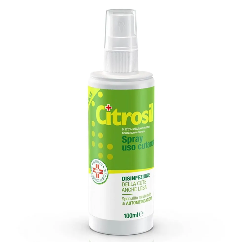 Citrosil 0,175% Spray Cutaneo Soluzione Disinfettante, 100ml