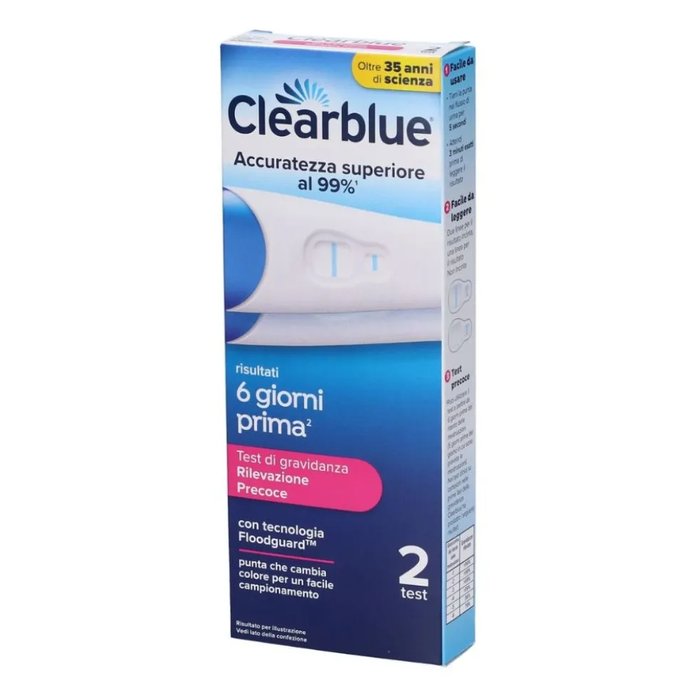 Clearblue Test di Gravidanza Rilevazione Precoce, 2 Test