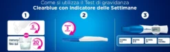 Clearblue Test di Gravidanza con Indicatore delle Settimane, 1 Test Digitale