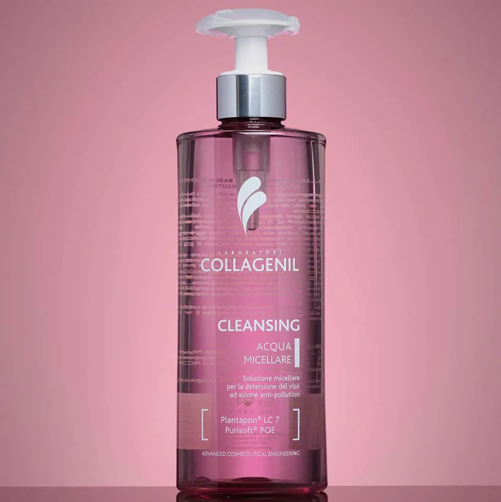 Collagenil Cleansing - Acqua micellare struccante per la detersione anti-inquinamento, 400 ml