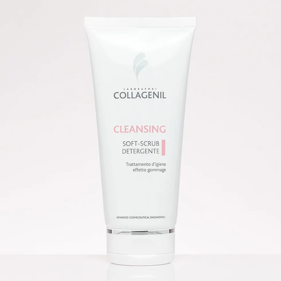Collagenil Cleansing Soft-Scrub - Crema detergente esfoliante per purificare il viso, 200 ml