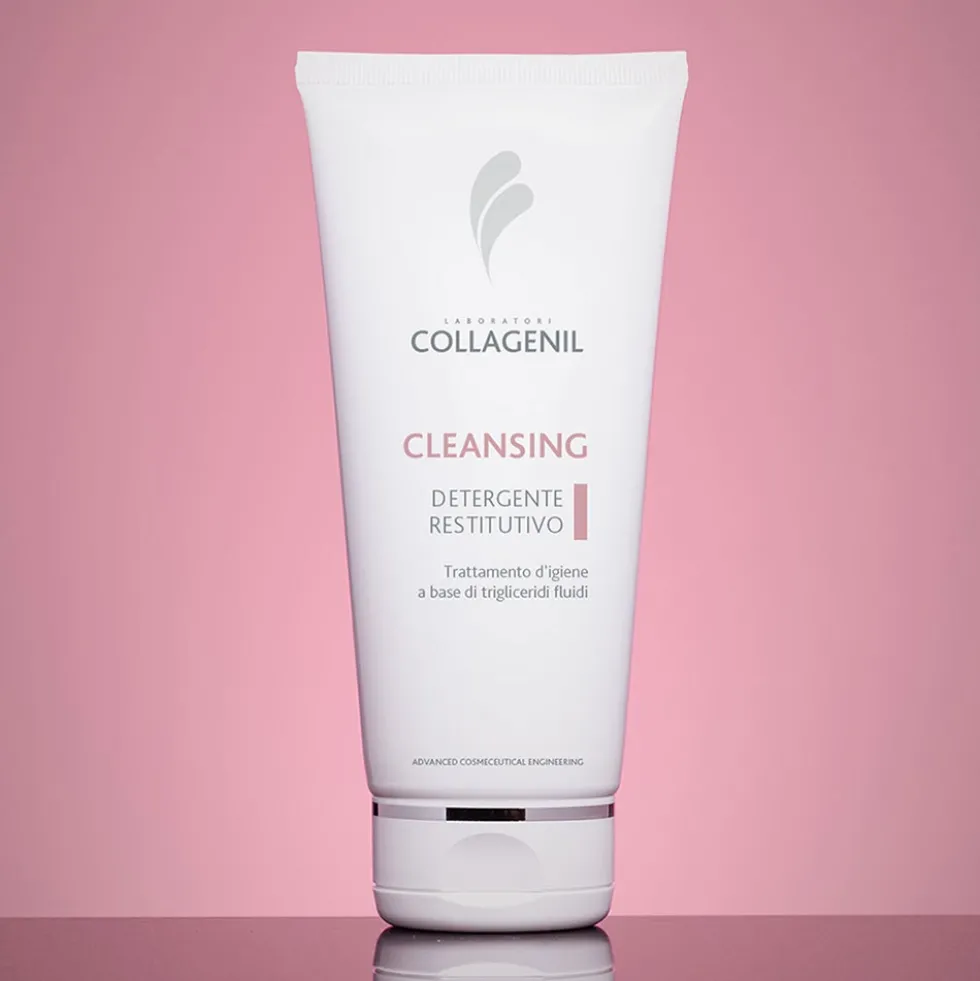 Collagenil Detergente Restitutivo - Crema detergente per le pelli secche e sensibili, 200 ml