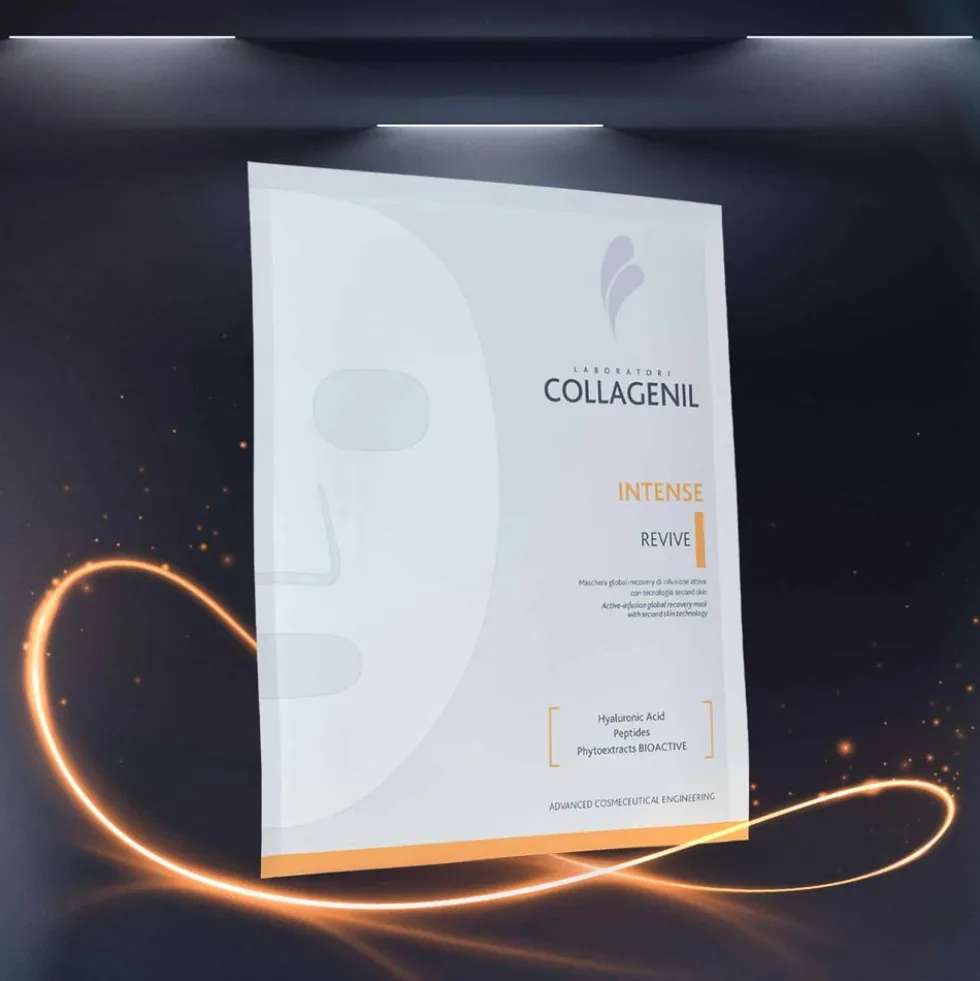 Collagenil Intense Revive - Maschera viso ad azione idratante e rigenerante, 1 maschera da 18 ml