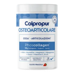 Colpropur Collagene OSTEOARTICOLARE Fragola Integratore Benessere Cartilagini Articolazioni e Ossa, 340g