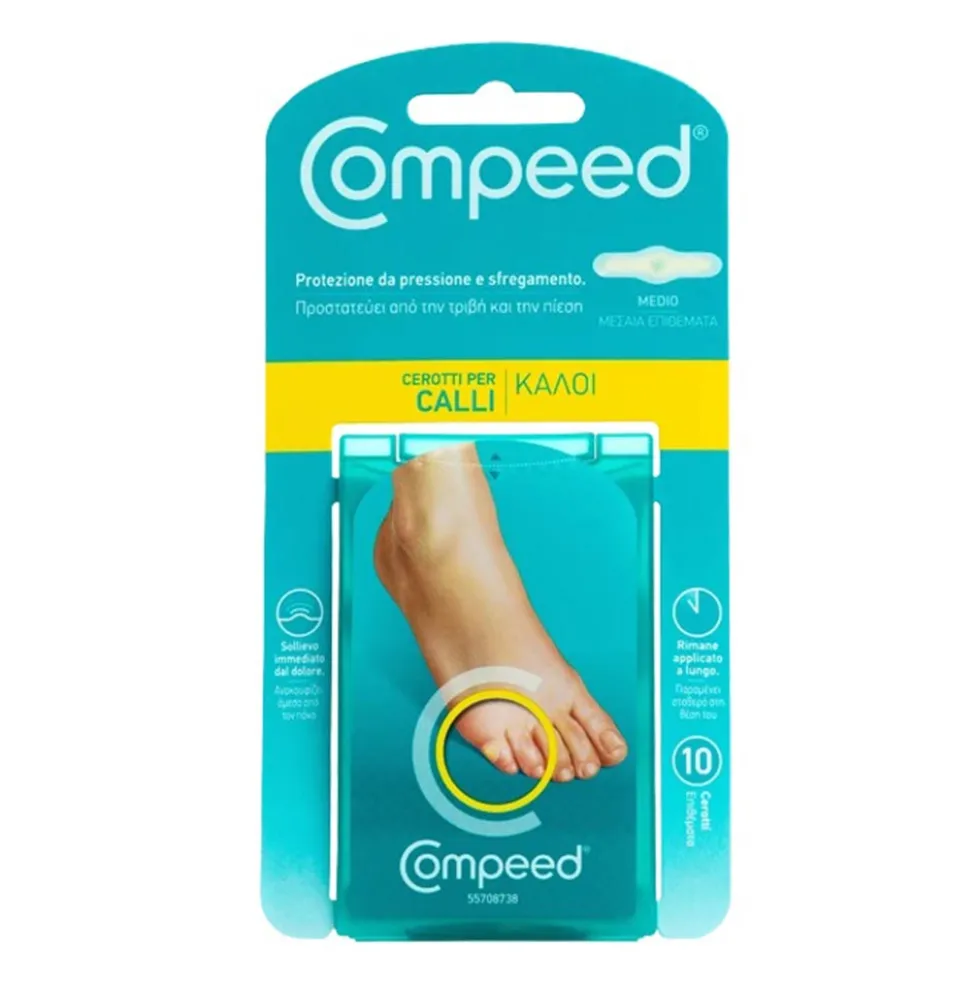 Compeed Cerotti per Calli Medio, 10 Cerotti