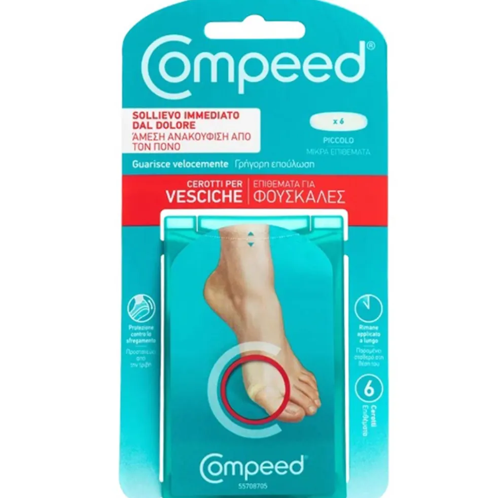 Compeed Cerotti Per Vesciche Piccolo, 6 cerotti