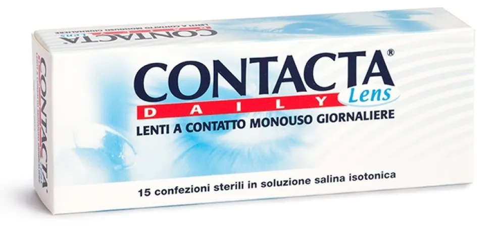 Contacta Daily Lens - Lenti Monouso Giornaliere 1 Diottria, 15 Lenti