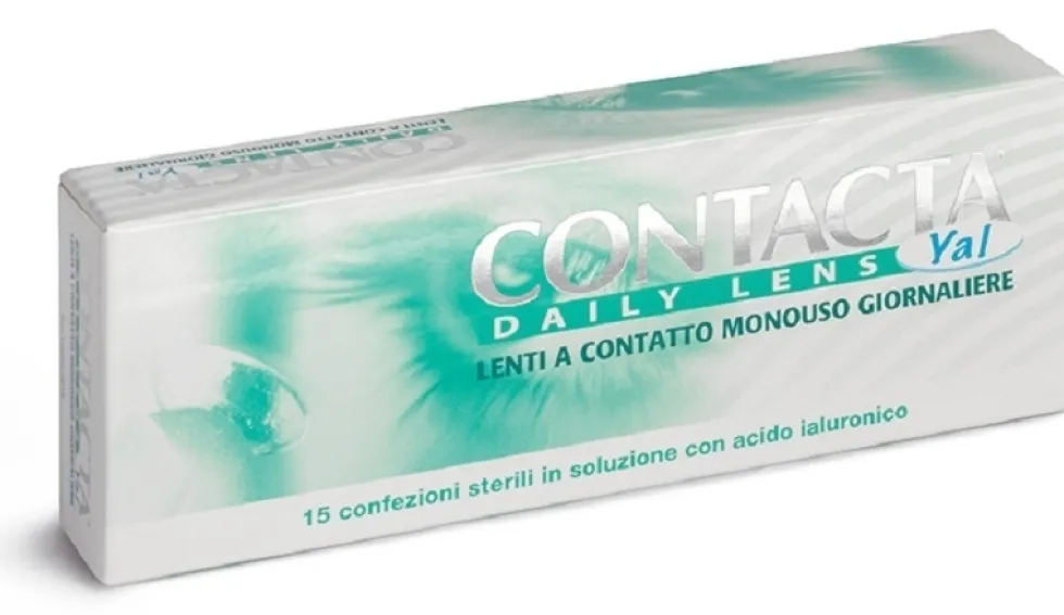 Contacta Daily Lens Yal 2 diottrie Lenti monouso giornaliere contro la secchezza, 15 lenti