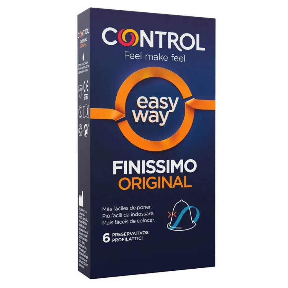 Control Easy Way - Finissimo Original Profilattico, 6 Profilattici