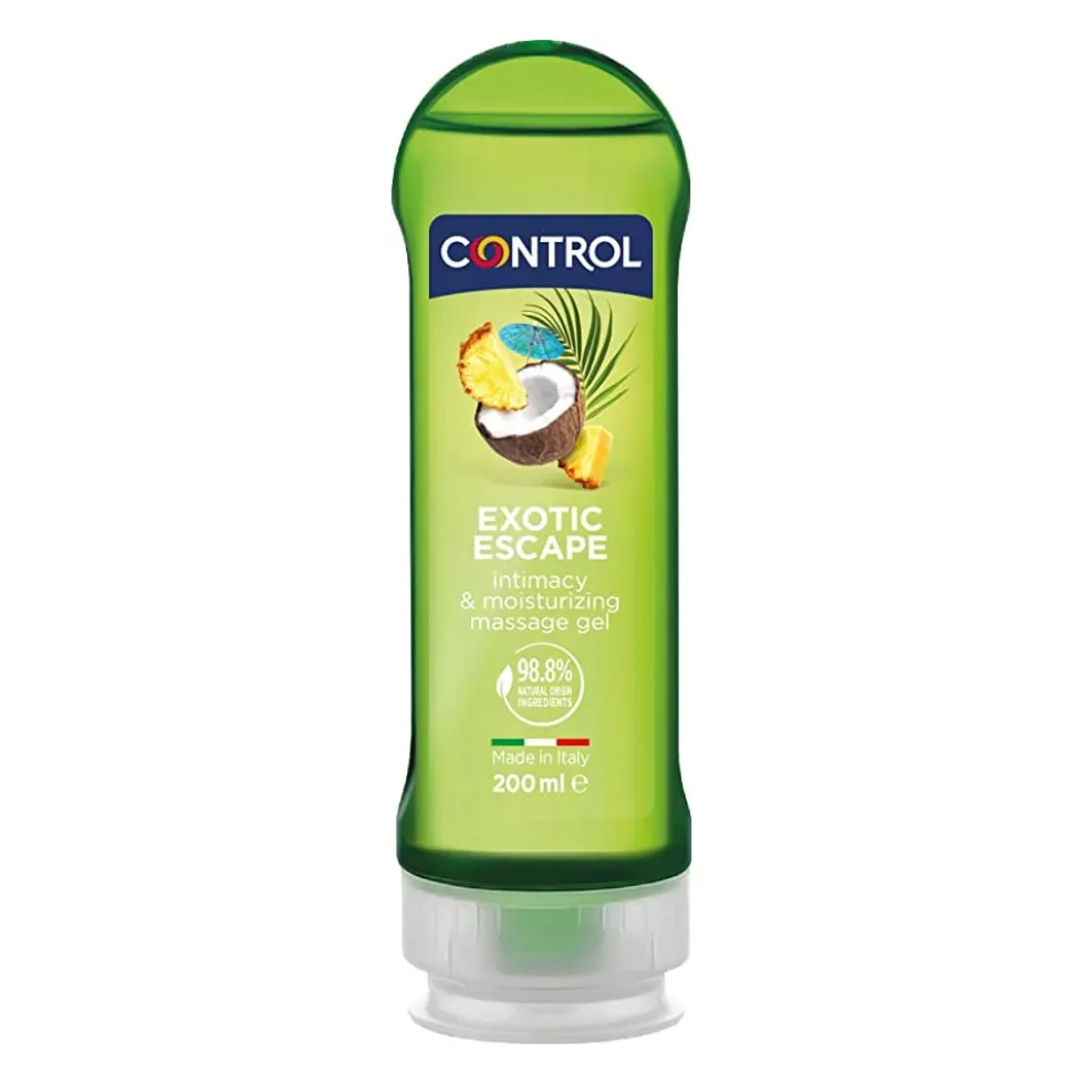 Control Exotic Escape Gel Massaggio 2 in 1, 200ml
