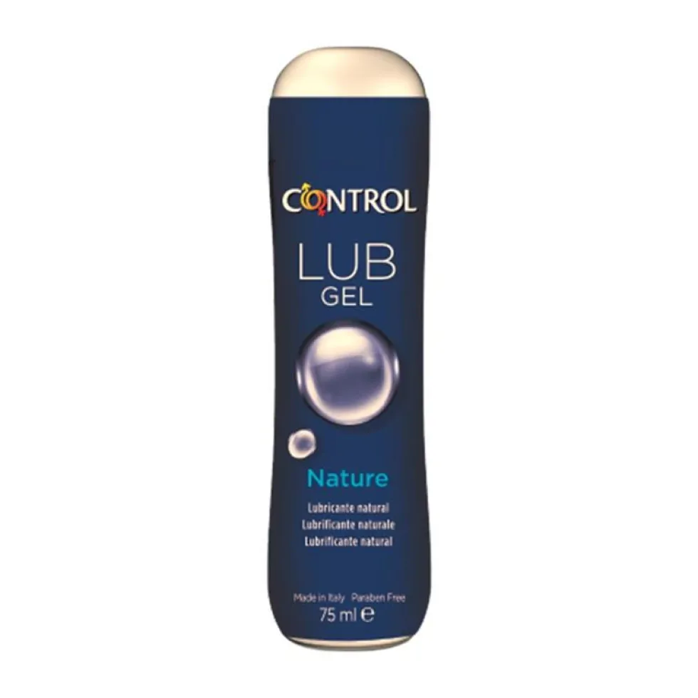 Control Lub Gel Nature - Gel lubrificante intimo per la secchezza vaginale, 75 ml
