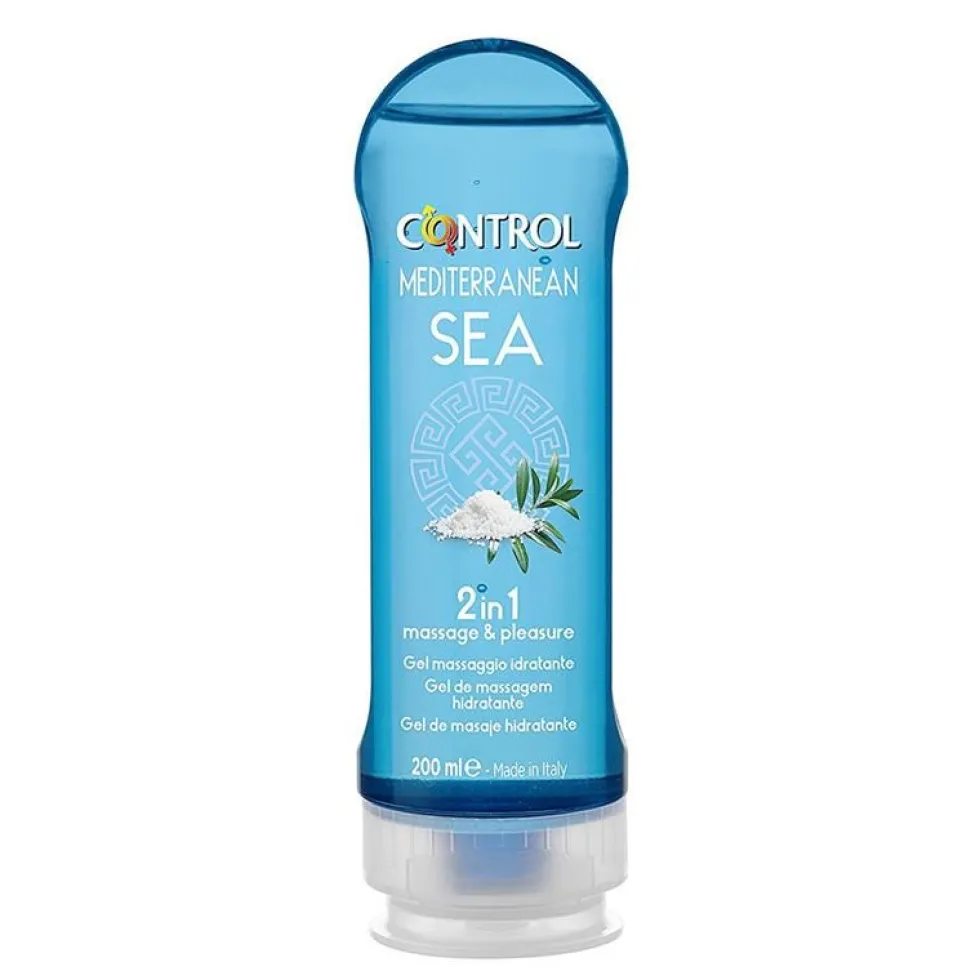 Control Mediterranean Sea 2 In 1 Gel Massaggio Idratante, 200ml
