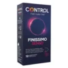 Control Sensivity - Finissimo Senso 0.06mm Profilattico, 12 Profilattici