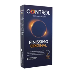 Control Sensivity - Finissimo Original 0.05mm Profilattico, 6 Profilattici