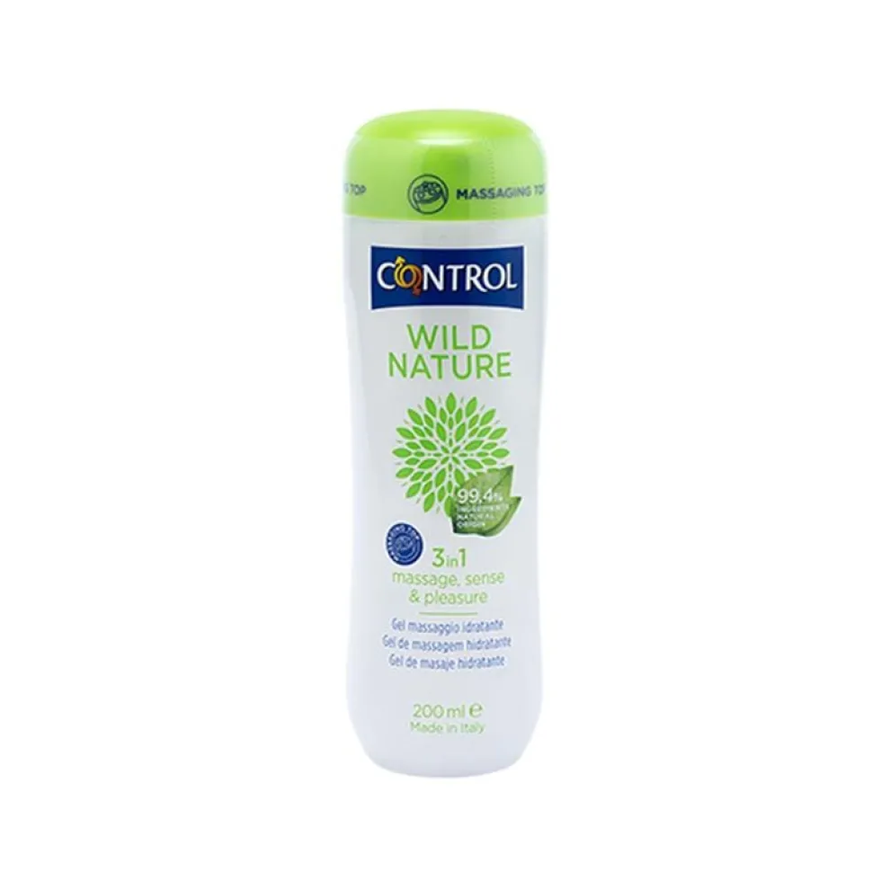 Control Wild Nature 3in1 Gel Massaggio Idratante, 200ml