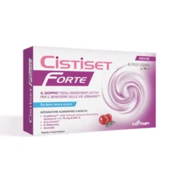 Corman Cistiset Forte Integratore Alimentare, 8 Stick da 10ml