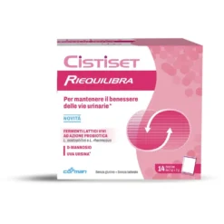 Corman Cistiset - Riequilibra Integratore per il benessere delle vie urinarie, 14 bustine