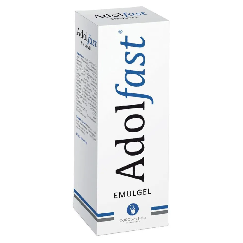Corobios Nutraceutici Adolfast - Emulgel lenitivo per dolori muscolari e articolari, 75 ml