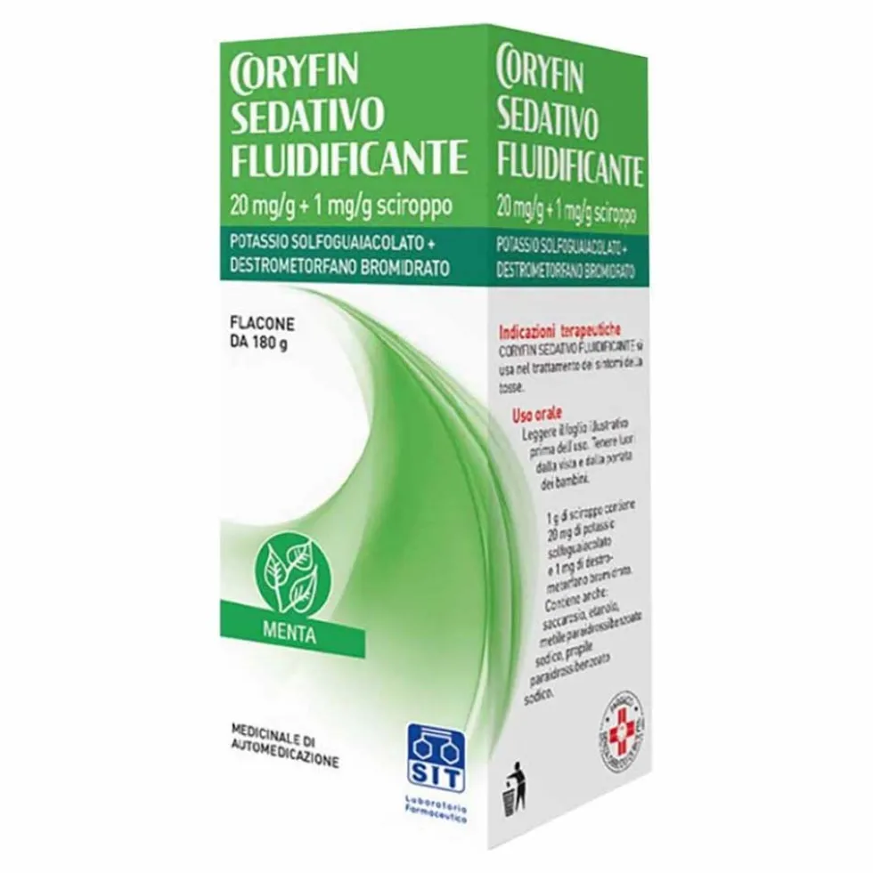 Coryfin Sedativo Fluidif 2 G + 0,1 G Sciroppo 1 Flacone 180 G