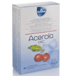 Cosval Acerola Vit C Integratore Alimentare 80 Compresse Masticabili