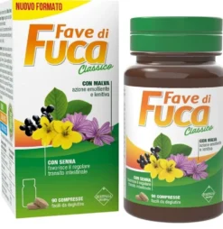 Coswell Fave di Fuca Classico - Integratore per la regolarità con malva e senna, 90 compresse