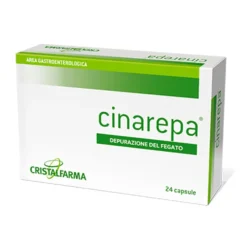 Cristalfarma Cinarepa Integratore Depurazione del Fegato, 24 Capsule