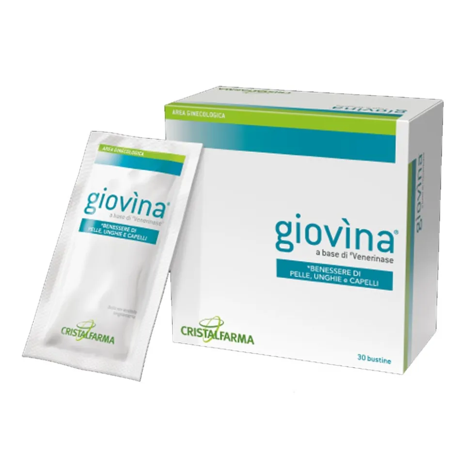 Cristalfarma Giovina Integratore Alimentare Benessere Donna, 30 Bustine