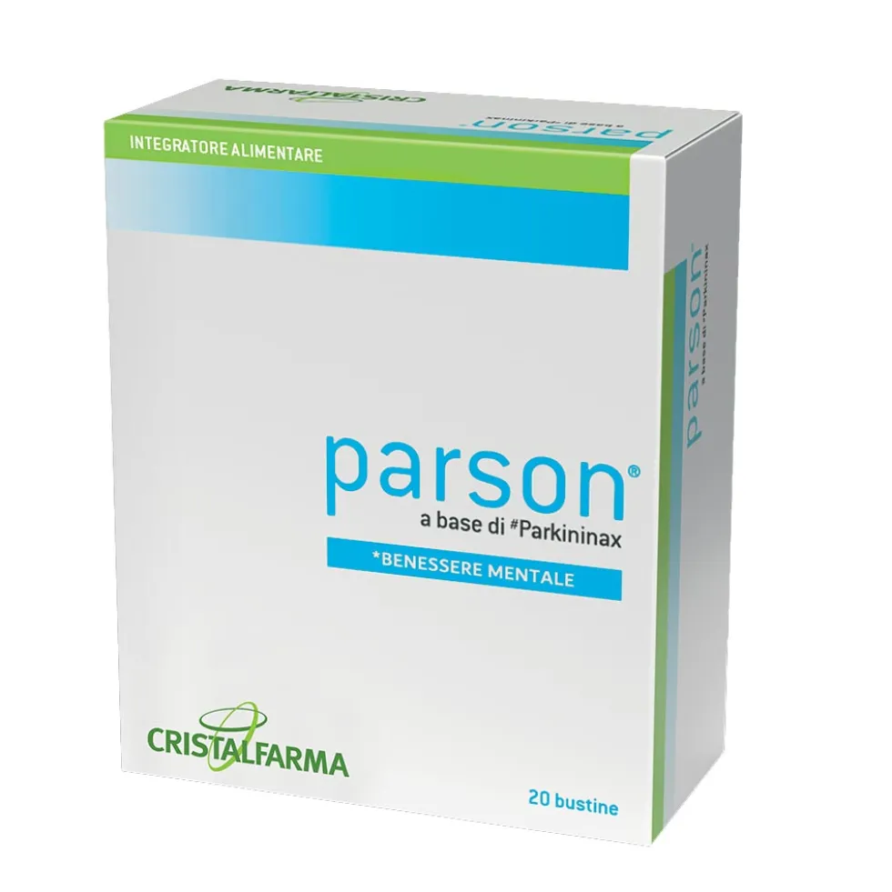 Cristalfarma Parson Integratore Benessere Mentale, 20 Bustine