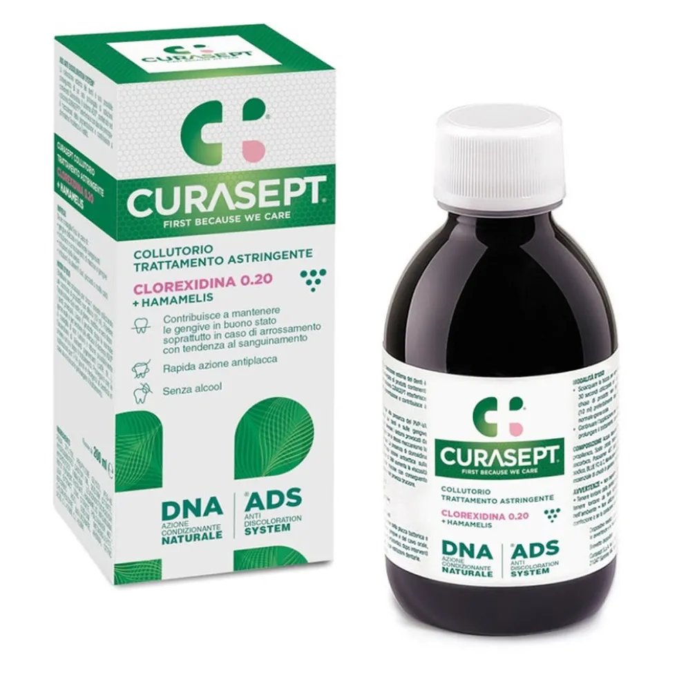 Curasept ADS - Trattamento Astringente Clorexidina 0.20% Collutorio, 200ml
