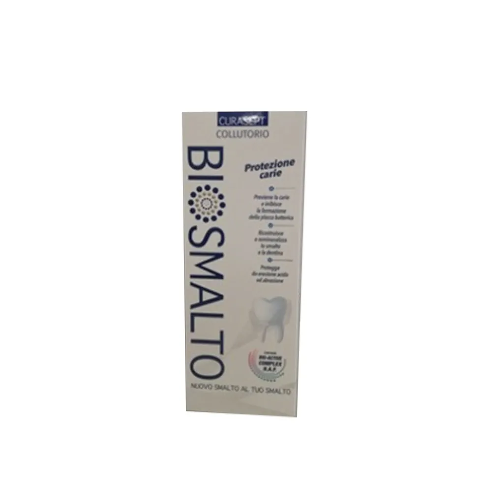 Curasept Biosmalto - Collutorio per la protezione contro carie, abrasione ed erosione, 300 ml
