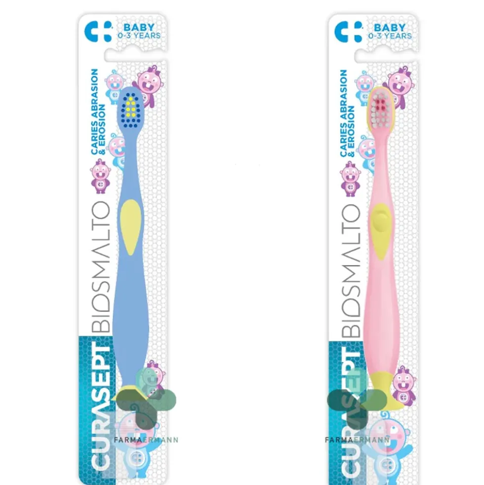 Curasept Biosmalto - Spazzolino Baby 0-3 anni, 1 pezzo