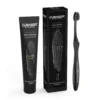 Curasept Black Lux - Kit con dentifricio e spazzolino per lo sbiancamento dentale, 75 ml e 1 pezzo