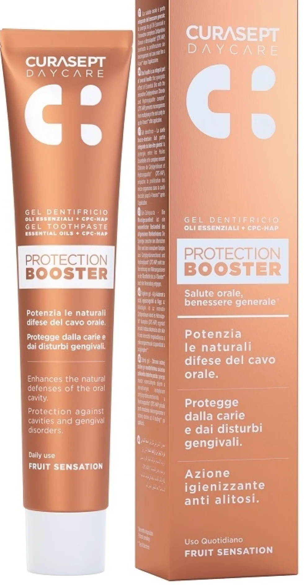Curasept Daycare - Protection Booster Fruit Sensation Gel Dentifricio, 75ml