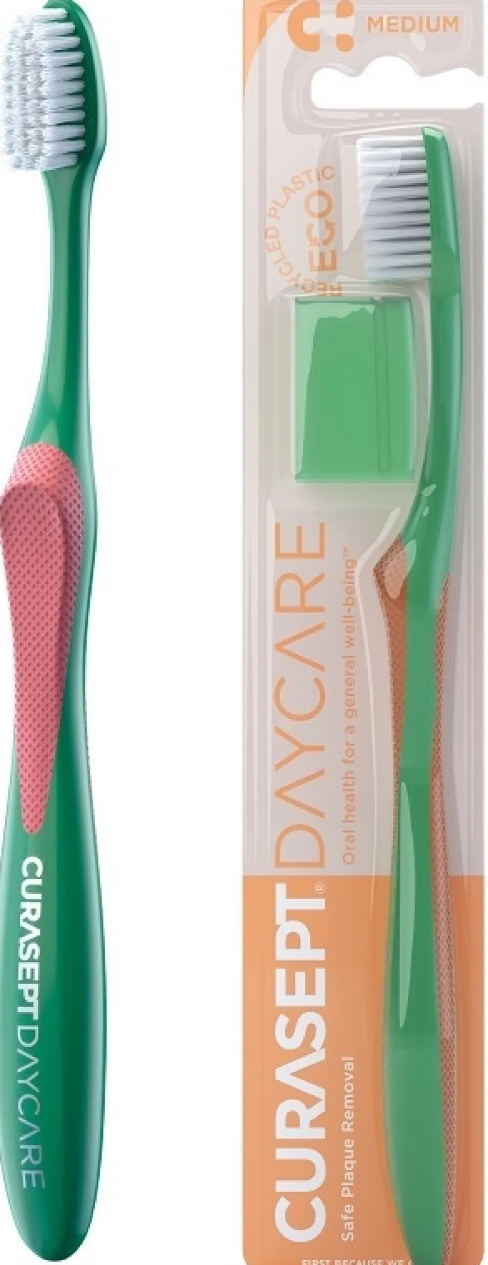 Curasept Daycare - Spazzolino Eco Medium, 1 pezzo