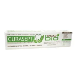 Curasept Eco Bio - Dentifricio naturale e lenitivo per la difesa di denti e gengive, 75 ml