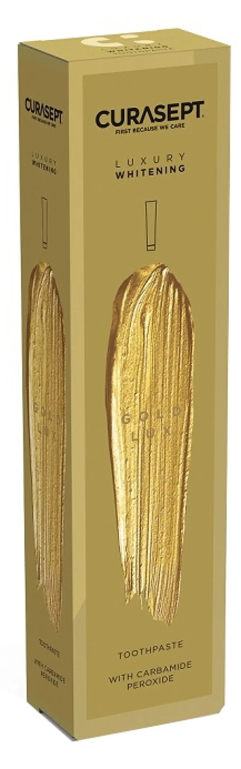 Curasept Gold Luxury Dentifricio Sbiancante e Remineralizzante, 75ml